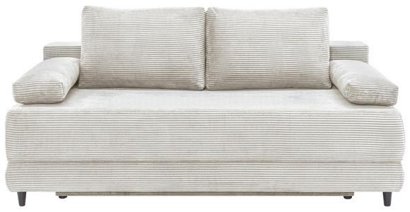 SCHLAFSOFA  in Cord Naturfarben  - Schwarz/Naturfarben, KONVENTIONELL, Holz/Textil (196/96/103cm) - Carryhome