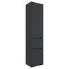 HOCHSCHRANK 40/185/35 cm  - Silberfarben/Graphitfarben, Basics, Holzwerkstoff/Kunststoff (40/185/35cm) - Held
