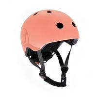 KINDERHELM  - Orange, Trend, Kunststoff/Textil (S-Mnull) - Scoot and Ride