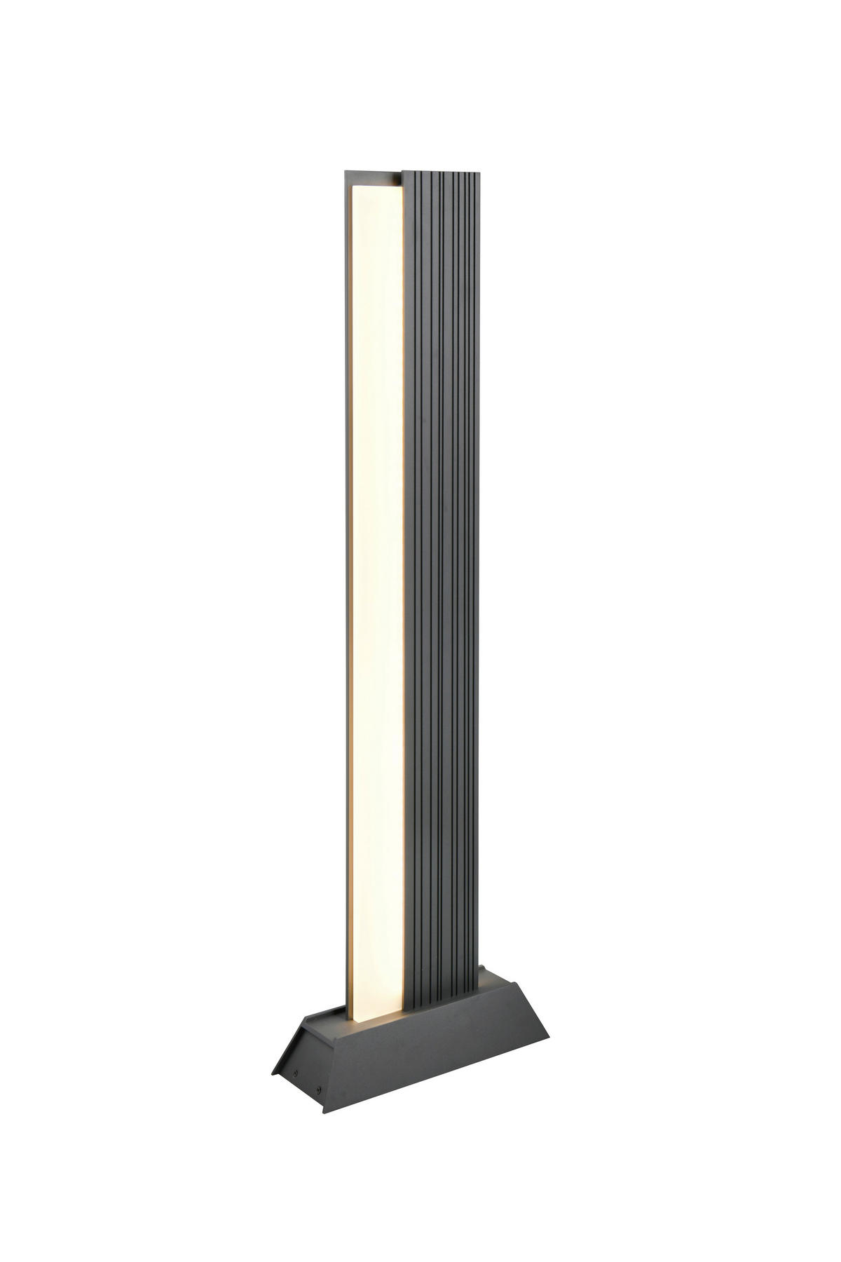 WEGELEUCHTE - Weiss/Anthrazit, Design, Glas/Metall (31/11,5/100cm) - Trio Leuchten