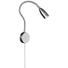 LED-WANDLEUCHTE - Nickelfarben, Design, Metall (8/57cm) LED-WANDLEUCHTE - Nickelfarben, Design, Metall (8/57cm)