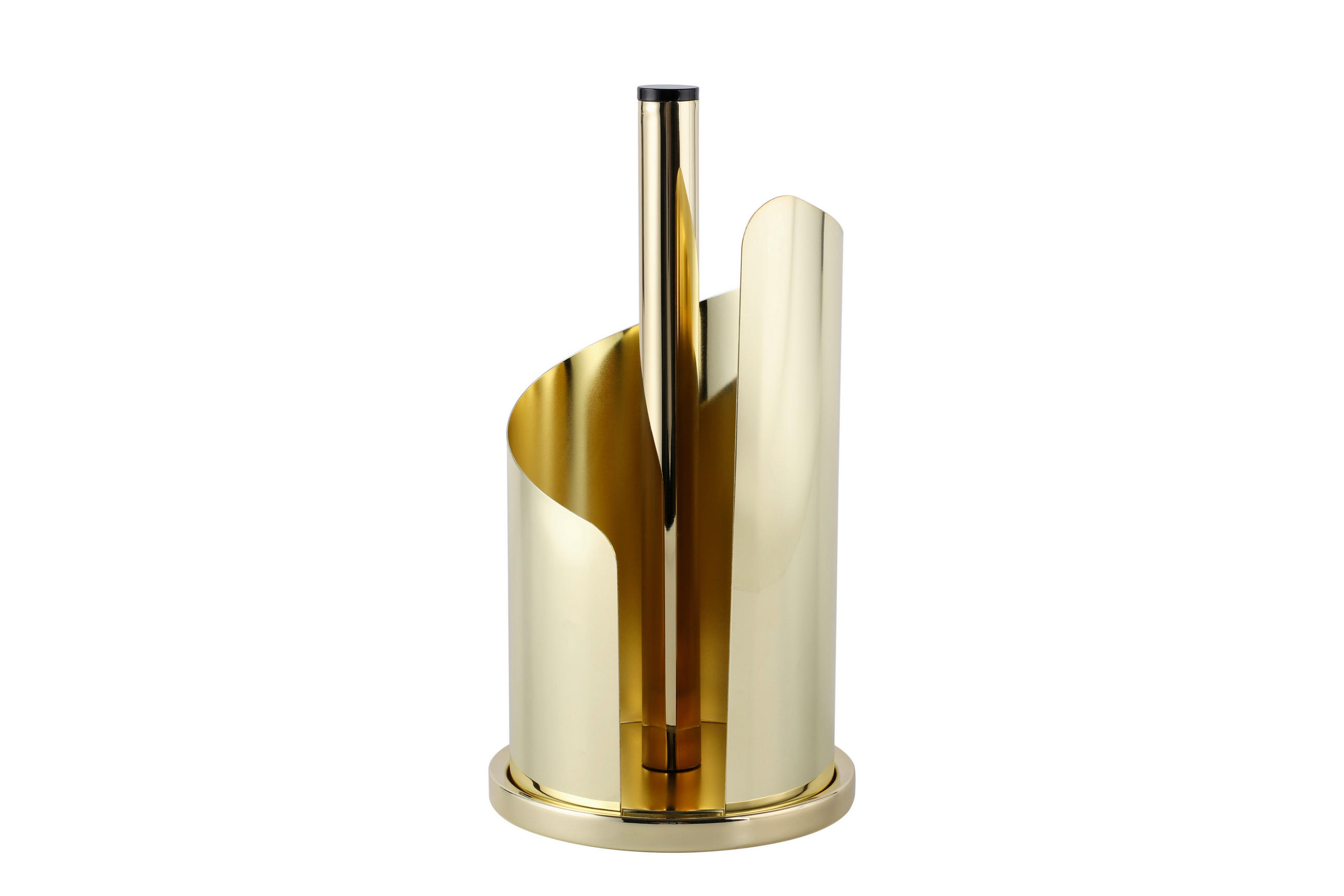 KÜCHENROLLENHALTER - Goldfarben, Basics, Metall (15,5/33cm) - Echtwerk