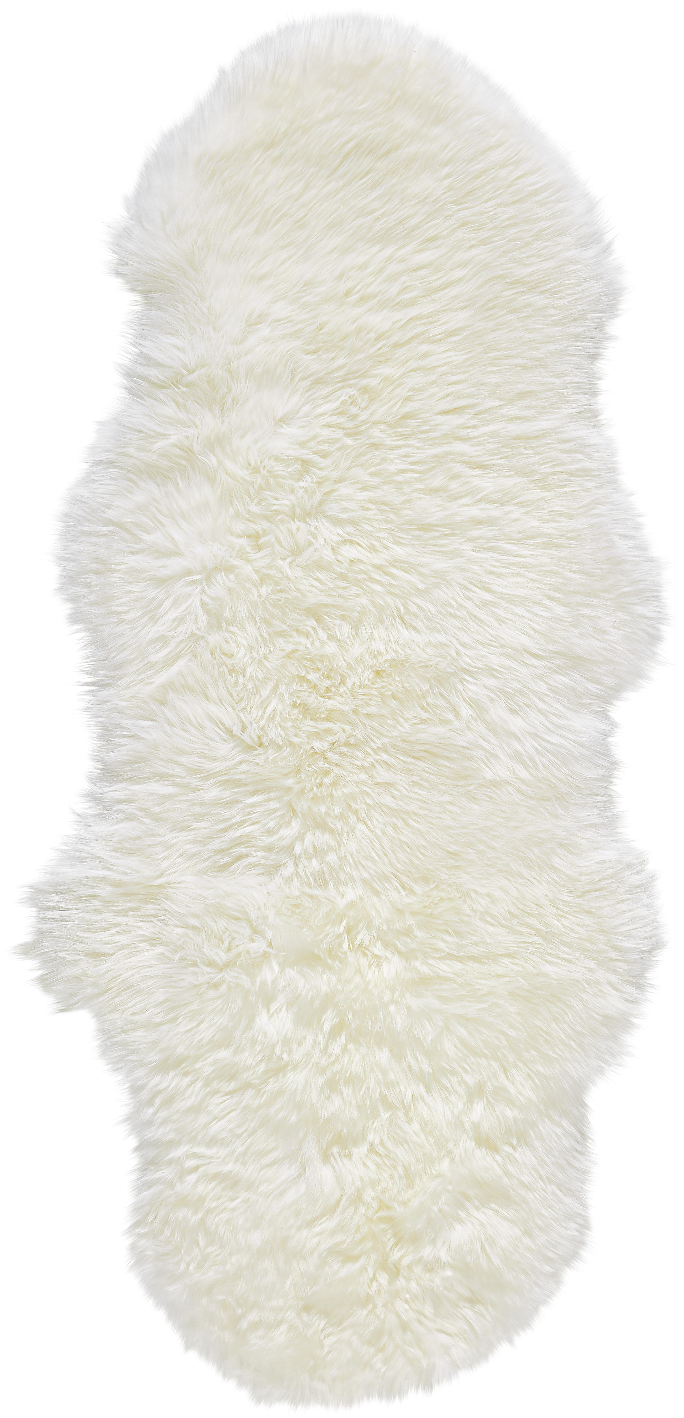 SCHAFFELL 60/140 cm carpet  - Weiß, Trend, Fell (60/140cm) - Linea Natura