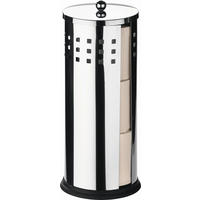 TOILETTENPAPIERHALTER - Edelstahlfarben, Basics, Metall (15/35cm) - Wenko