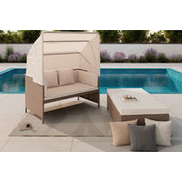 GARTENMUSCHEL 126/143/149 cm  - Beige, Natur, Metall (126/143/149cm) - Ambia Garden