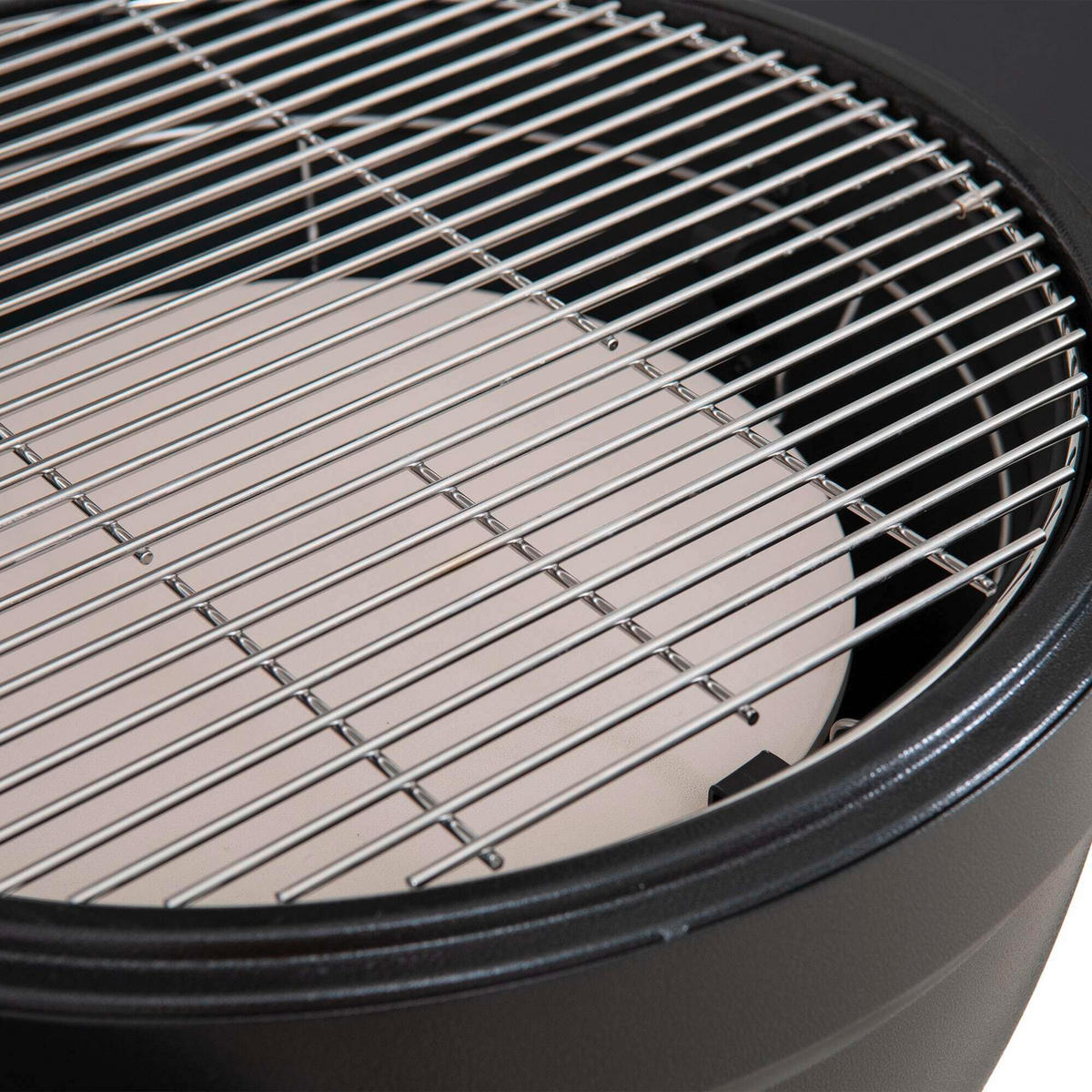 HOLZKOHLEGRILL - Schwarz, Basics, Metall (115/118/65cm) - Modante