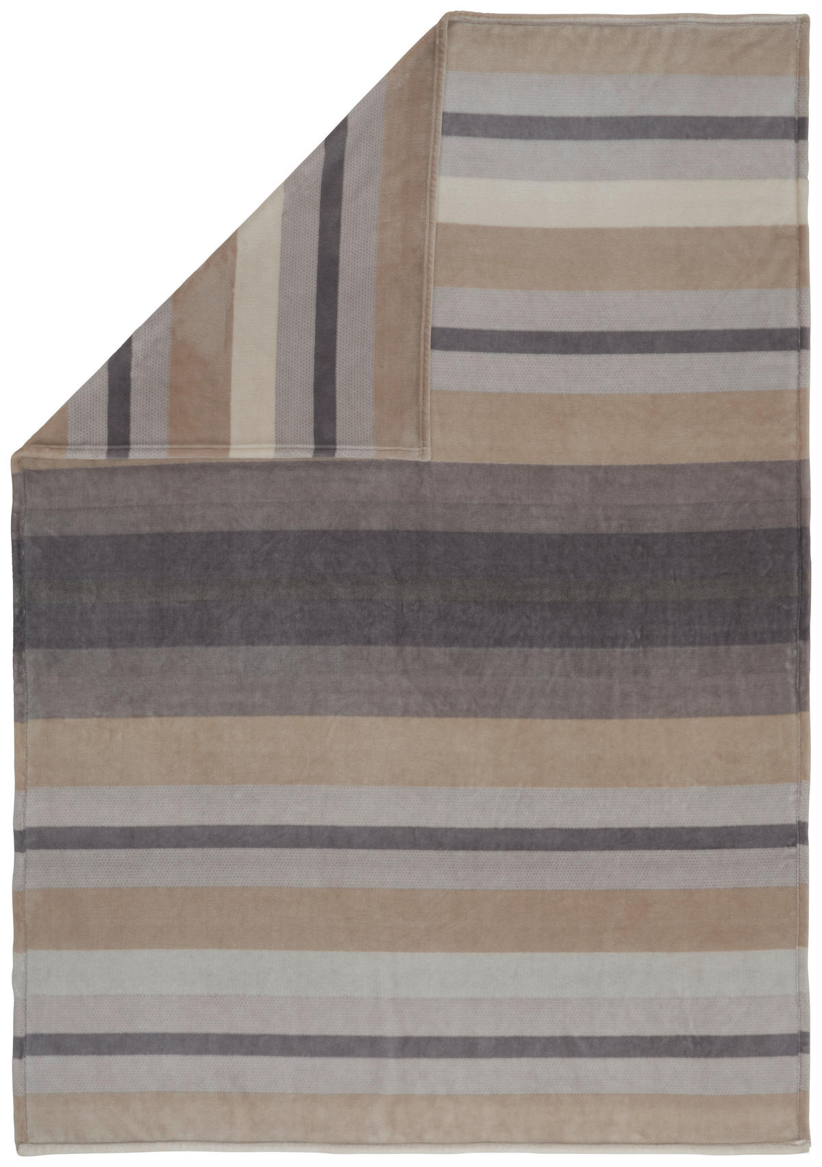 PLÉD 150/200 cm  - bézs, Basics, műanyag (150/200cm) - Novel