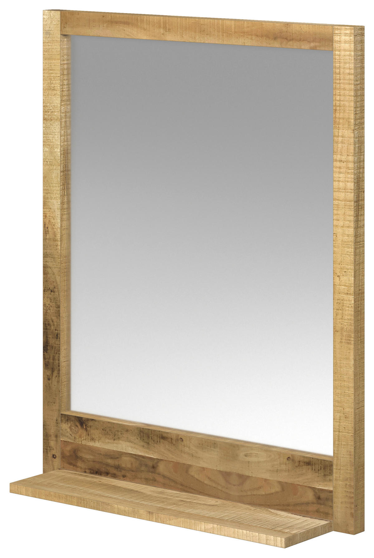BADEZIMMERSPIEGEL 65/80/16 cm  - Akaziefarben, Natur, Glas/Holz (65/80/16cm) - Livetastic