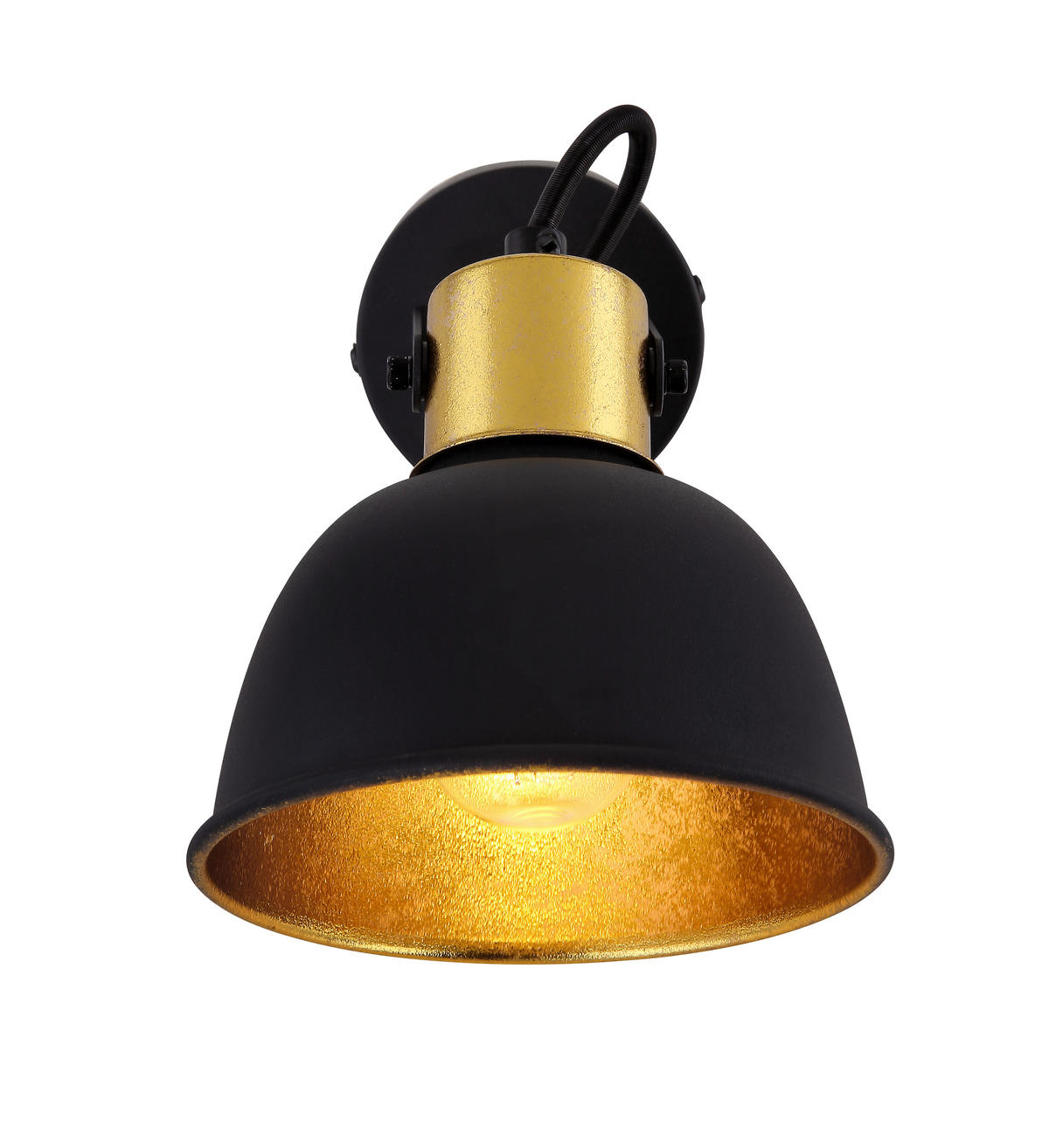 STRAHLER 13/16/14 cm   - Goldfarben/Schwarz, LIFESTYLE, Metall (13/16/14cm) - Globo