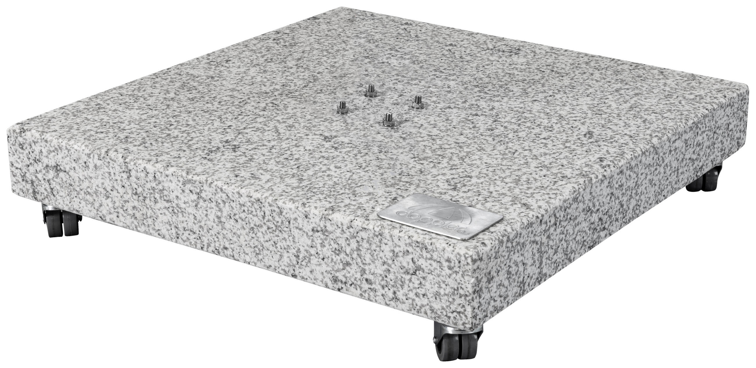 SONNENSCHIRMSTÄNDER Granit Grau  - Grau, Basics, Stein (80/80/14cm) - Doppler