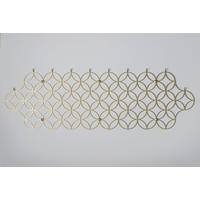 WANDGARDEROBE  in Goldfarben  - Goldfarben, Design, Metall (2,5/92/30cm) - MID.YOU