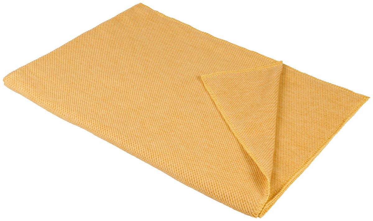 DEKORATIVNA ODEJA 140/200 cm rumena  - rumena, Konvencionalno, tekstil (140/200cm) - Bio:Vio