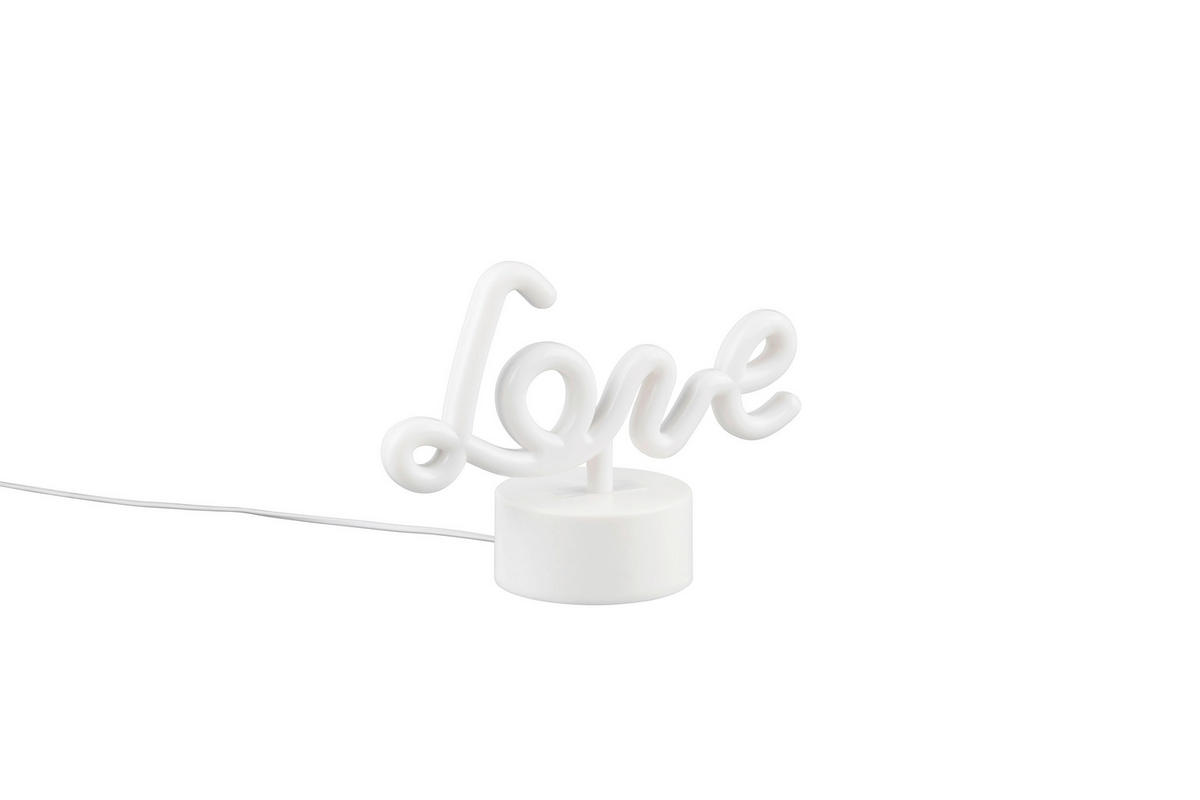 NAMIZNA LED-SVETILKA  Amor   19,5/8,5/14 cm          - rdeča/bela, Trend, umetna masa (19,5/8,5/14cm)