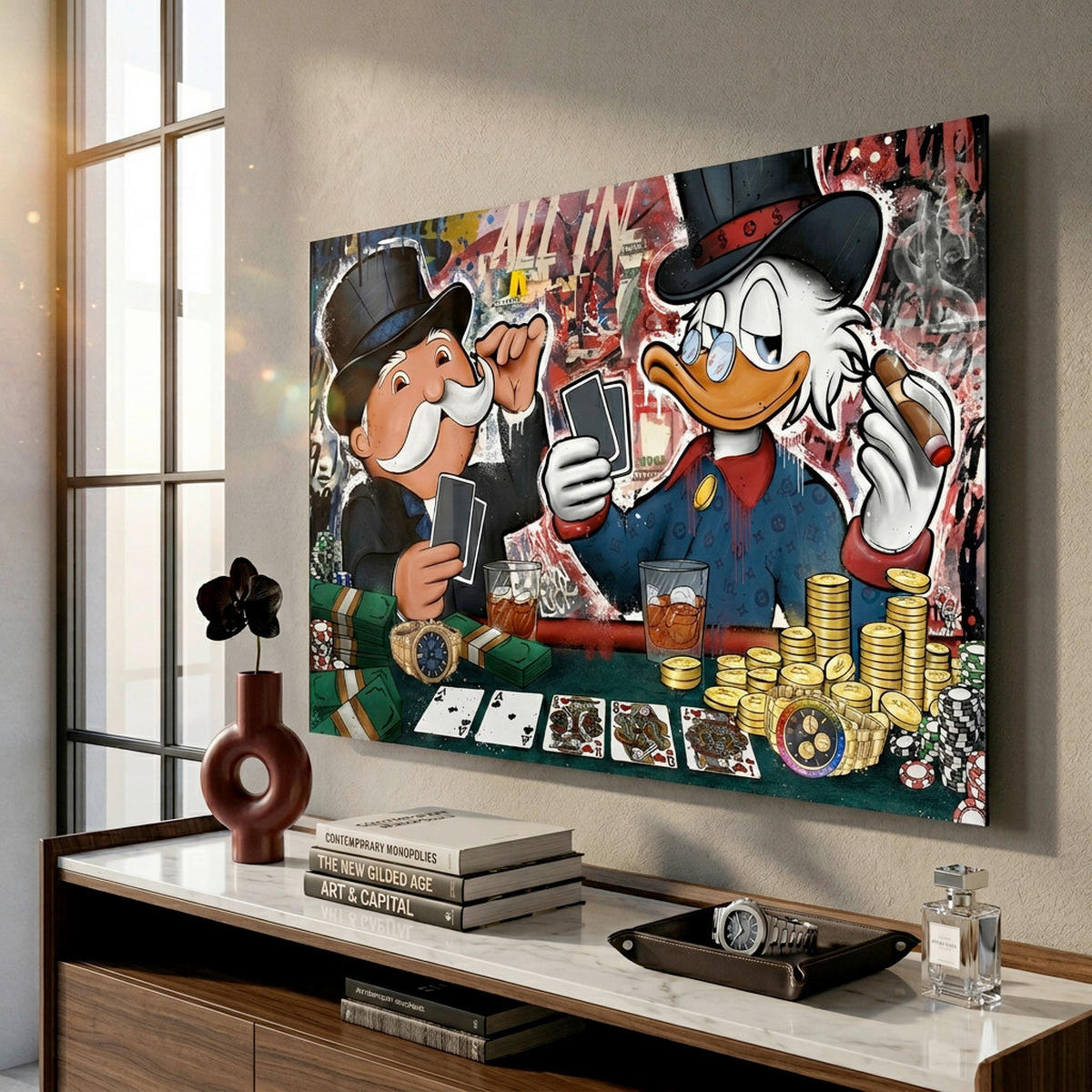 KUNSTDRUCK 116/78 cm  - Multicolor, Basics, Holz (116/78cm)