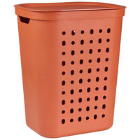 WÄSCHESAMMLER - Koralle, KONVENTIONELL, Kunststoff (35,5/53,3/43,2cm) - Rotho