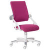 JUGENDDREHSTUHL - Weiss/Brombeere, Basics, Kunststoff/Textil (54/85-97/53cm) - Paidi