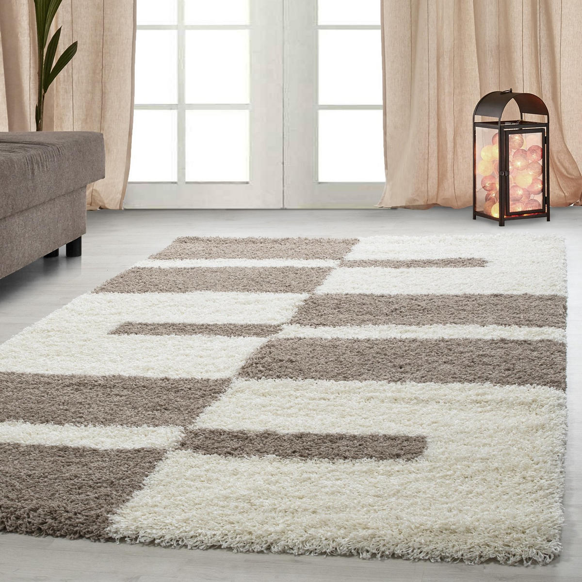 HOCHFLORTEPPICH 280/370 cm Gala 2505 Beige  - Beige, Design, Textil (280/370cm) - Novel