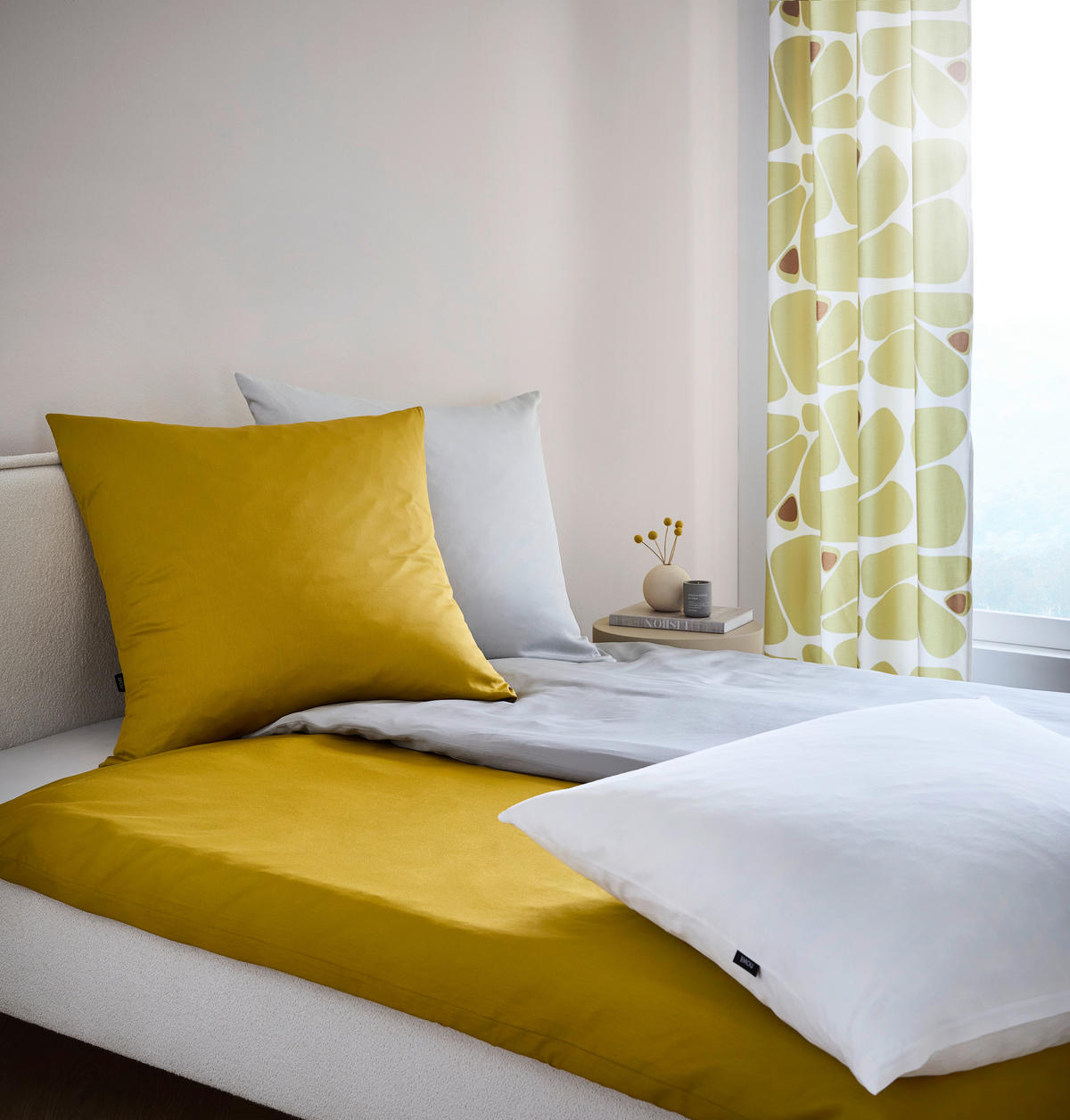 BETTWÄSCHE Satin 135/200 cm  - Goldfarben, MODERN, Textil (135/200cm) - Novel