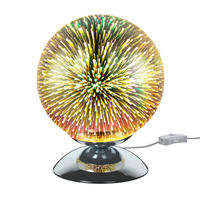 BORDSLAMPA Galaxy 20/25 cm   - kromfärg, Lifestyle, metall/glas (20/25cm) - Novel