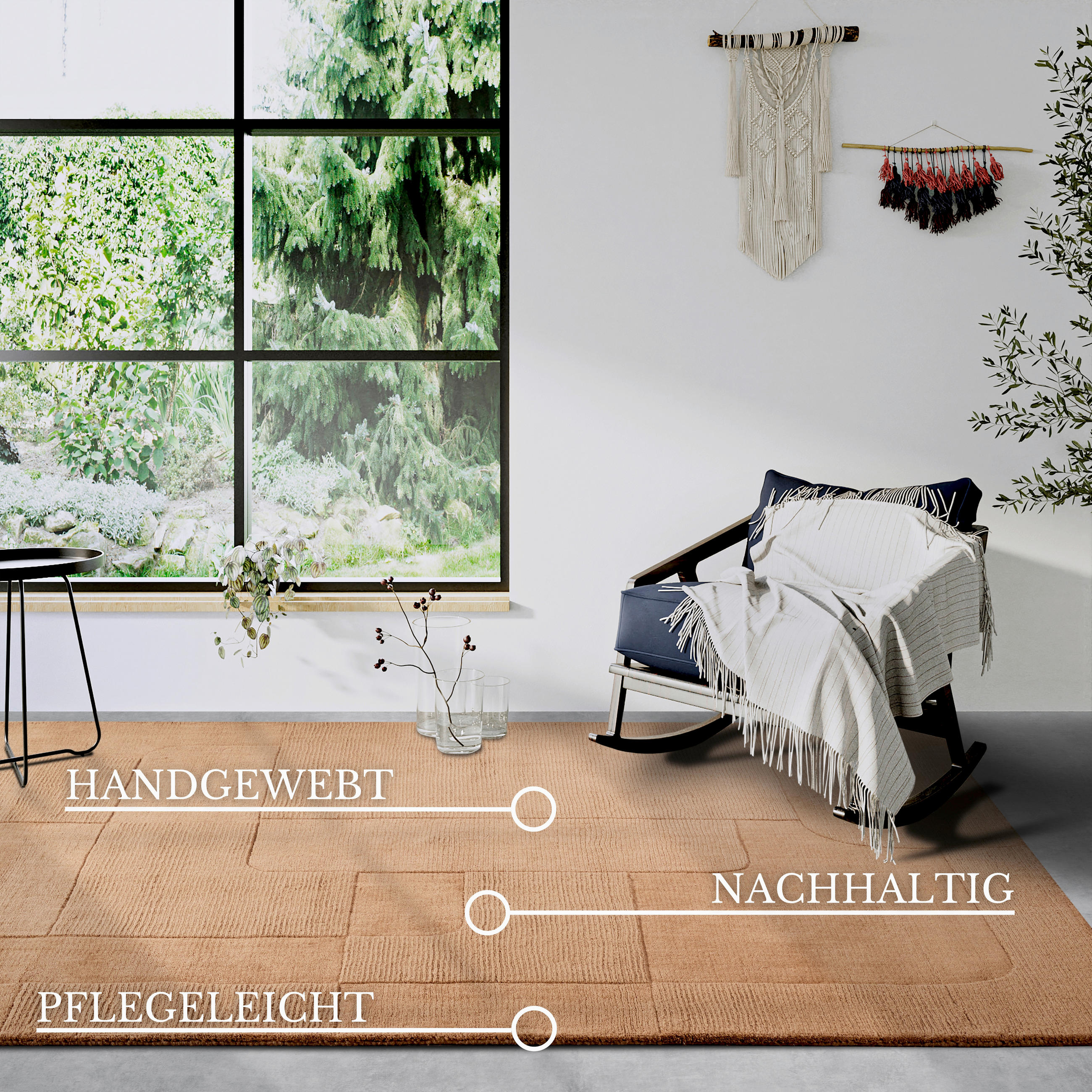 HANDWEBTEPPICH 80/150 cm Kollektion 1906 Kupferfarben  - Kupferfarben, Basics, Textil (80/150cm) - Villeroy & Boch