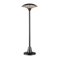 TERRASSENSTRAHLER - Schwarz, Basics, Metall (60/187cm)