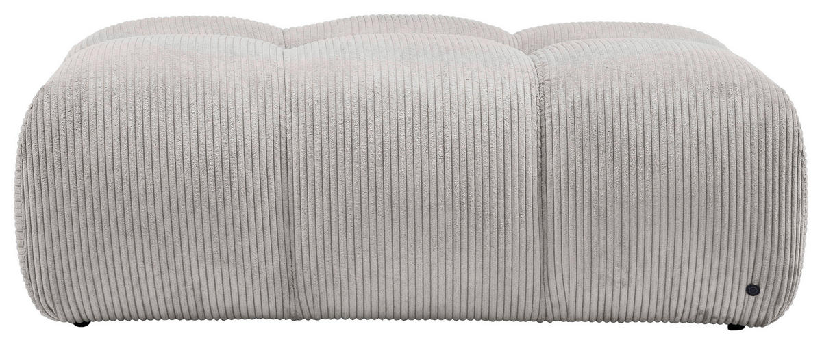 HOCKER Cord Grau  - Schwarz/Grau, KONVENTIONELL, Kunststoff/Textil (105/43/90cm) - Tom Tailor