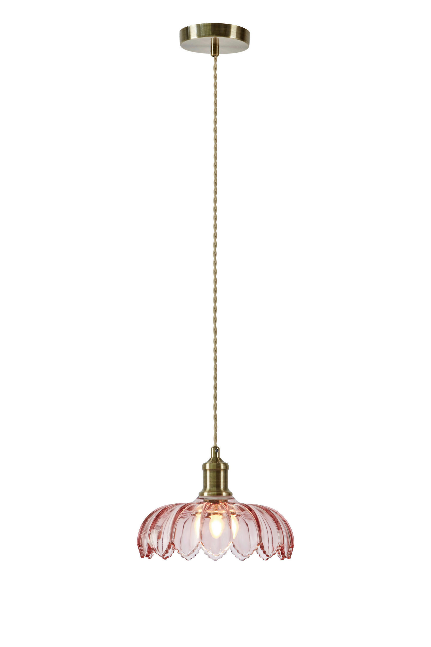 Markslöjd Pendelleuchte Kurage Pink 26x17x26 cm