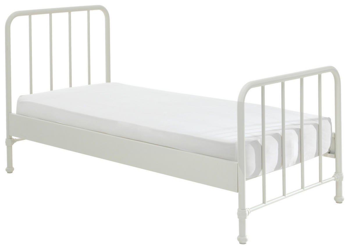 KINDER-/JUNIORBETT - Weiß, MODERN, Holz/Metall (90/200cm) - MID.YOU