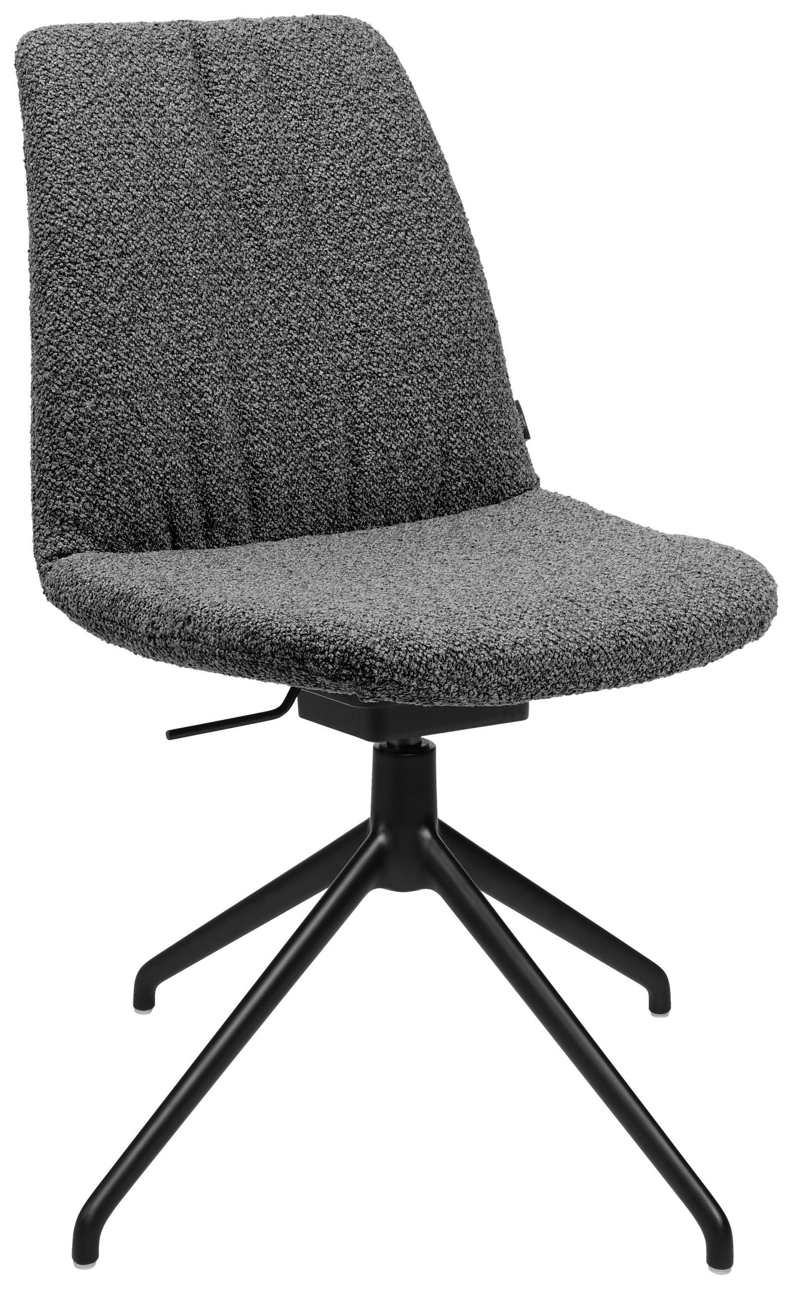 STUHL Flachgewebe Grau  - Grau, Design, Textil/Metall (46/85-88/55cm) - Johann Jakob