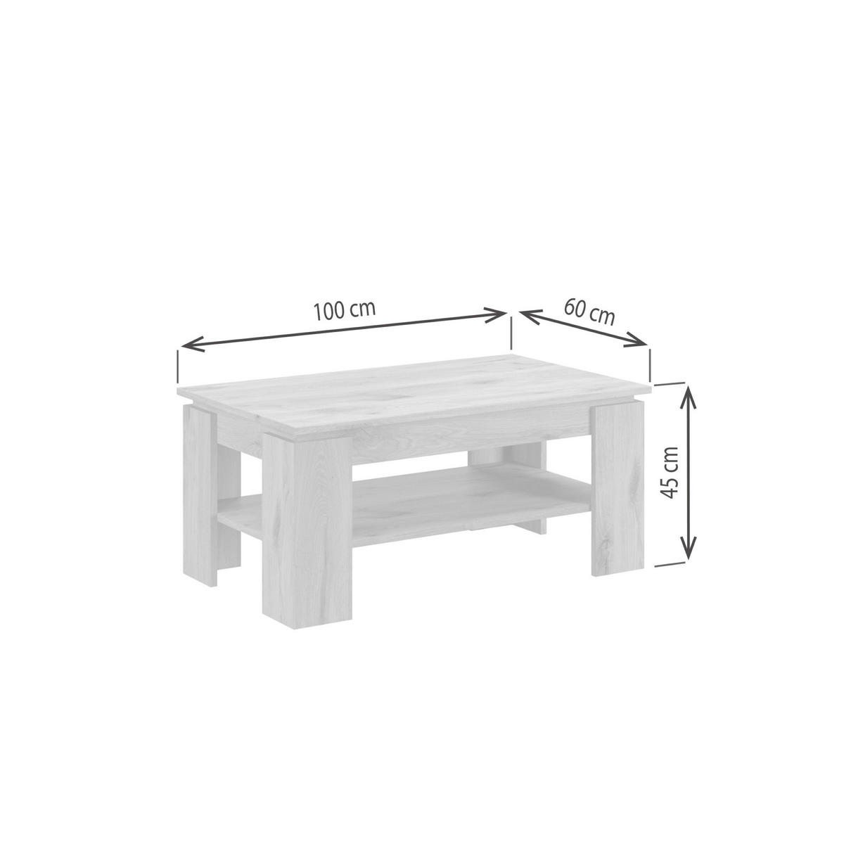 KLUBSKA MIZA,  - Design, leseni material (100/60/45cm) - MID.YOU
