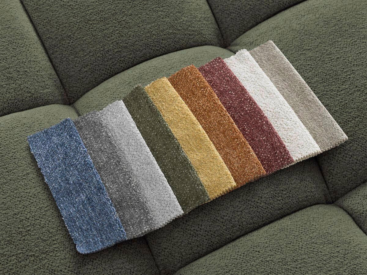 ECKSCHLAFSOFA EVEREST  mit Rücken echt, Armteil links, Armteil rechts Flachgewebe Grün  - Schwarz/Grün, MODERN, Kunststoff/Textil (212/423/198cm)