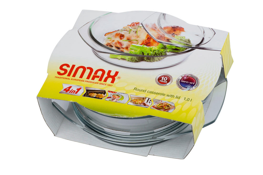 PEKAČ   3.5 l  Simax  - prozirno, Basics, staklo (26,8/11,8cm)
