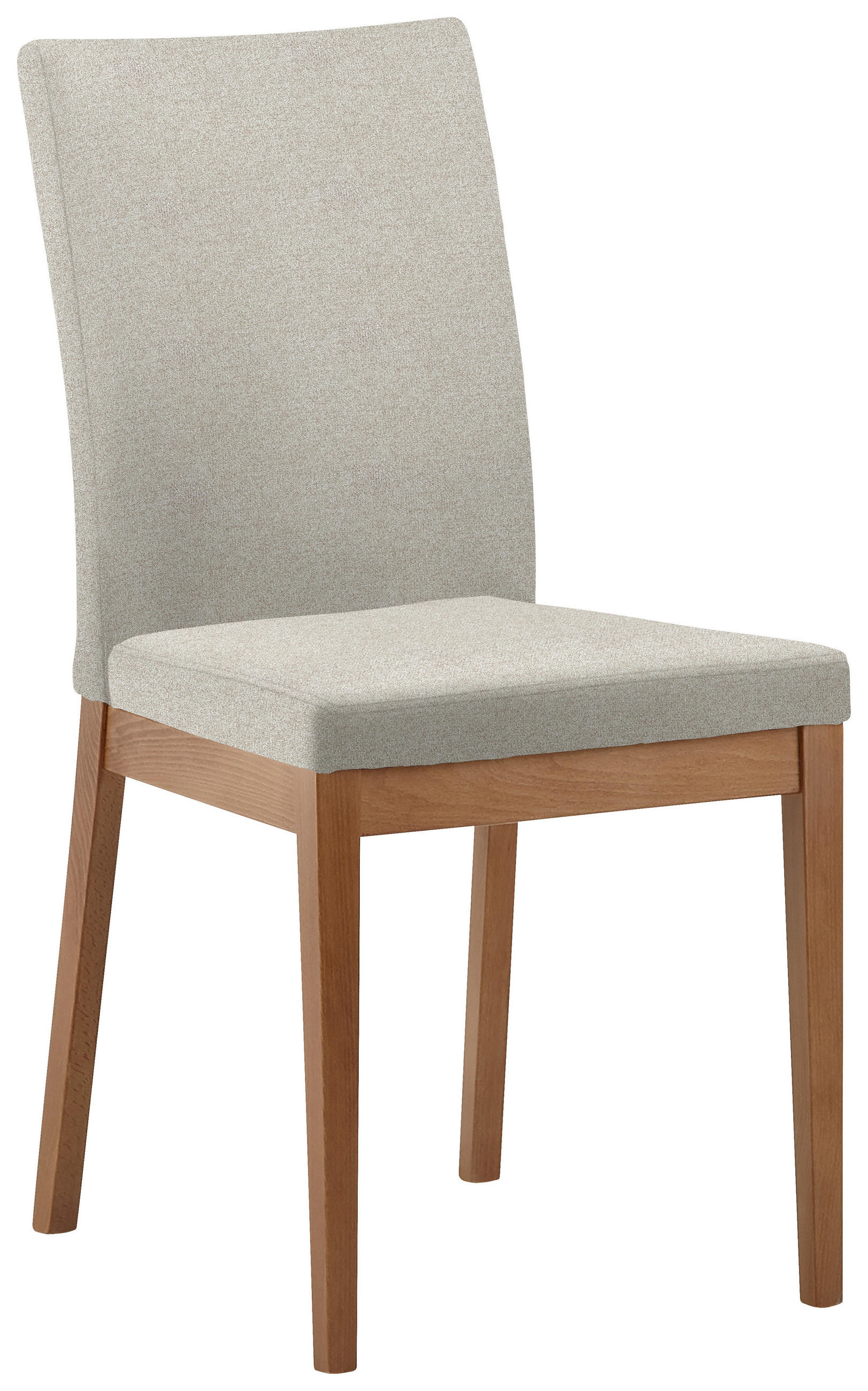 STUHL in Holz, Textil Eichefarben, Sandfarben  - Sandfarben/Eichefarben, KONVENTIONELL, Holz/Textil (47/95/60cm) - Cantus