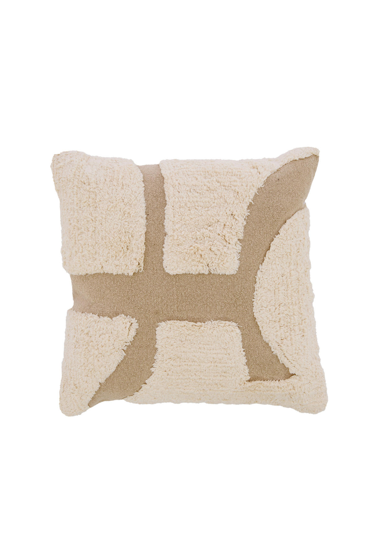 ZIERKISSEN BALSAR 45/45 cm  - Sandfarben/Creme, LIFESTYLE, Textil (45/45cm) - Light & Living