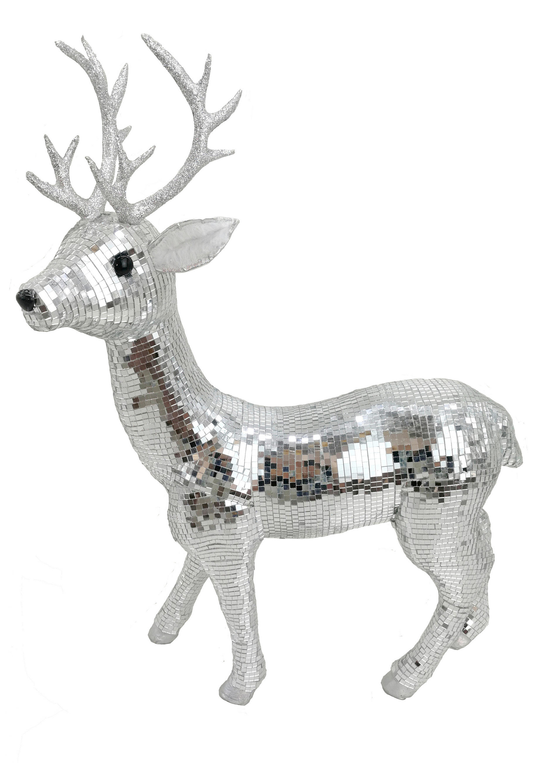 DEKORENTIER  - Silberfarben, LIFESTYLE, Glas/Kunststoff (40/16/60cm) - X-Mas