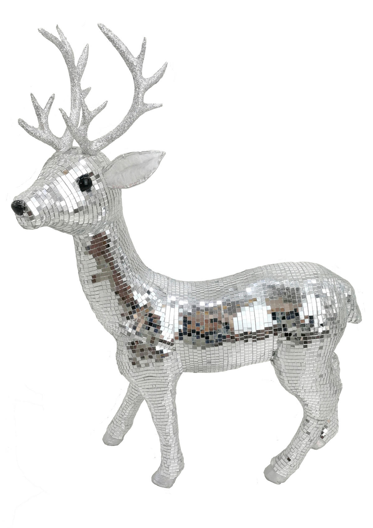 DEKORENTIER  - Silberfarben, LIFESTYLE, Glas/Kunststoff (40/16/60cm) - X-Mas
