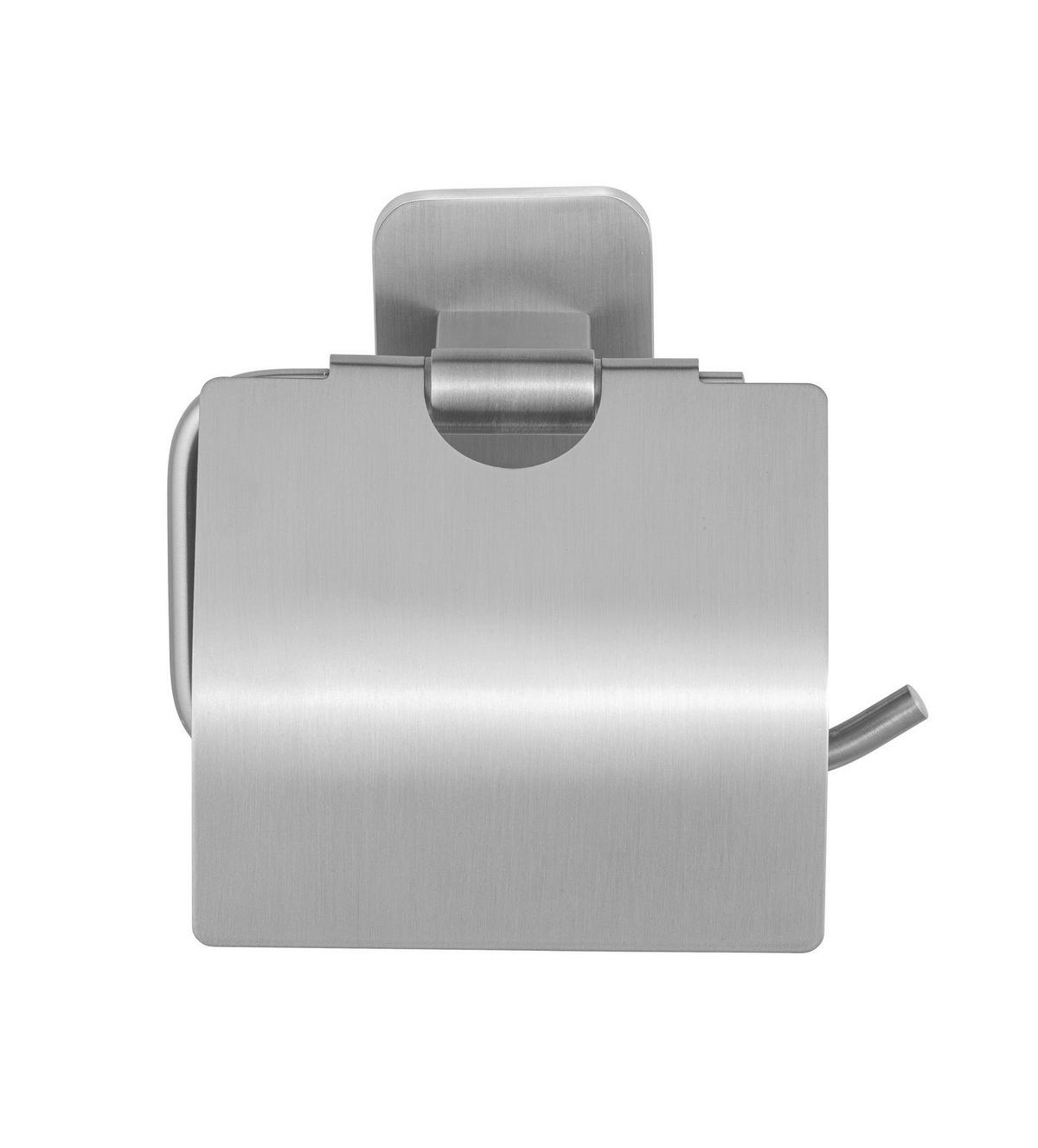 TOILETTENPAPIERHALTER - Edelstahlfarben, KONVENTIONELL, Metall (14,5/13/6,5cm) - Wenko