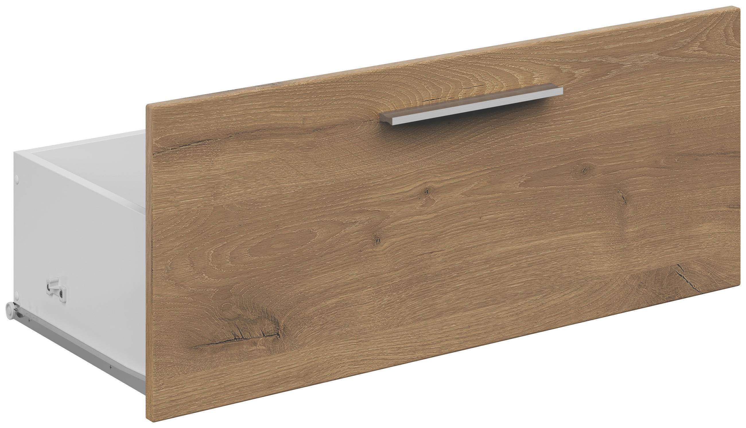 SCHUBKASTENEINSATZ 73,1/32,2/36,6 cm   - Weiss/Eichefarben, Konventionell, Holzwerkstoff (73,1/32,2/36,6cm) - Voleo