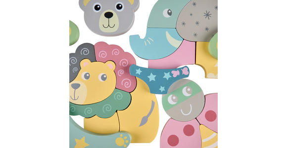 PUZZLE - Multicolor/Naturfarben, Basics, Holzwerkstoff - My Baby Lou