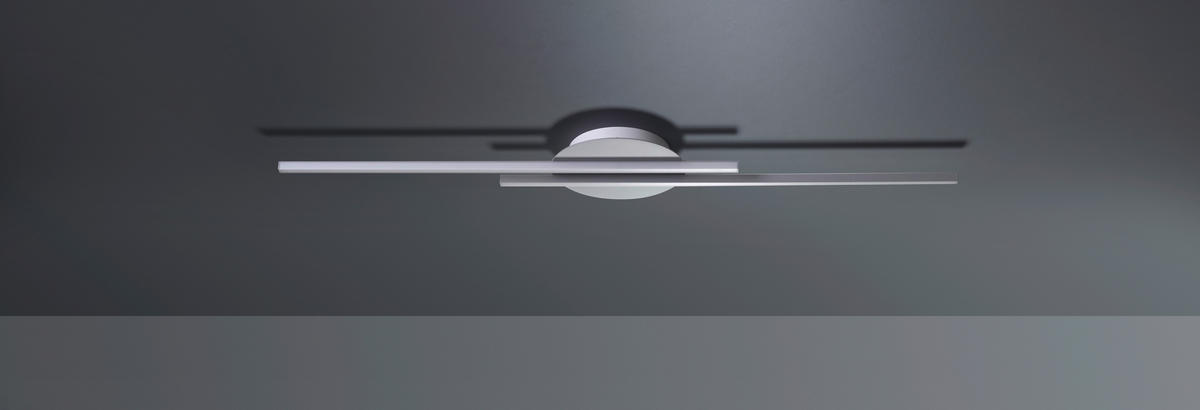 LED-DECKENLEUCHTE Dual  Smart 120/24/5,5 cm   - Design, Metall (120/24/5,5cm) - BOPP