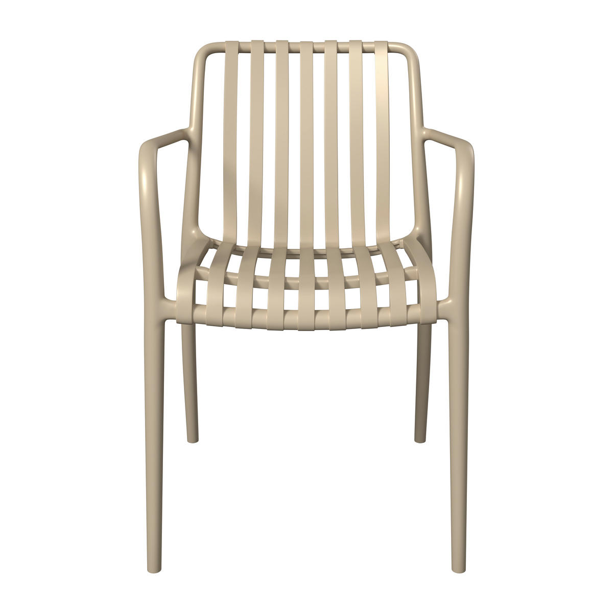STAPELSESSEL - Beige, MODERN, Kunststoff (55/81/57cm) - Ambia Garden