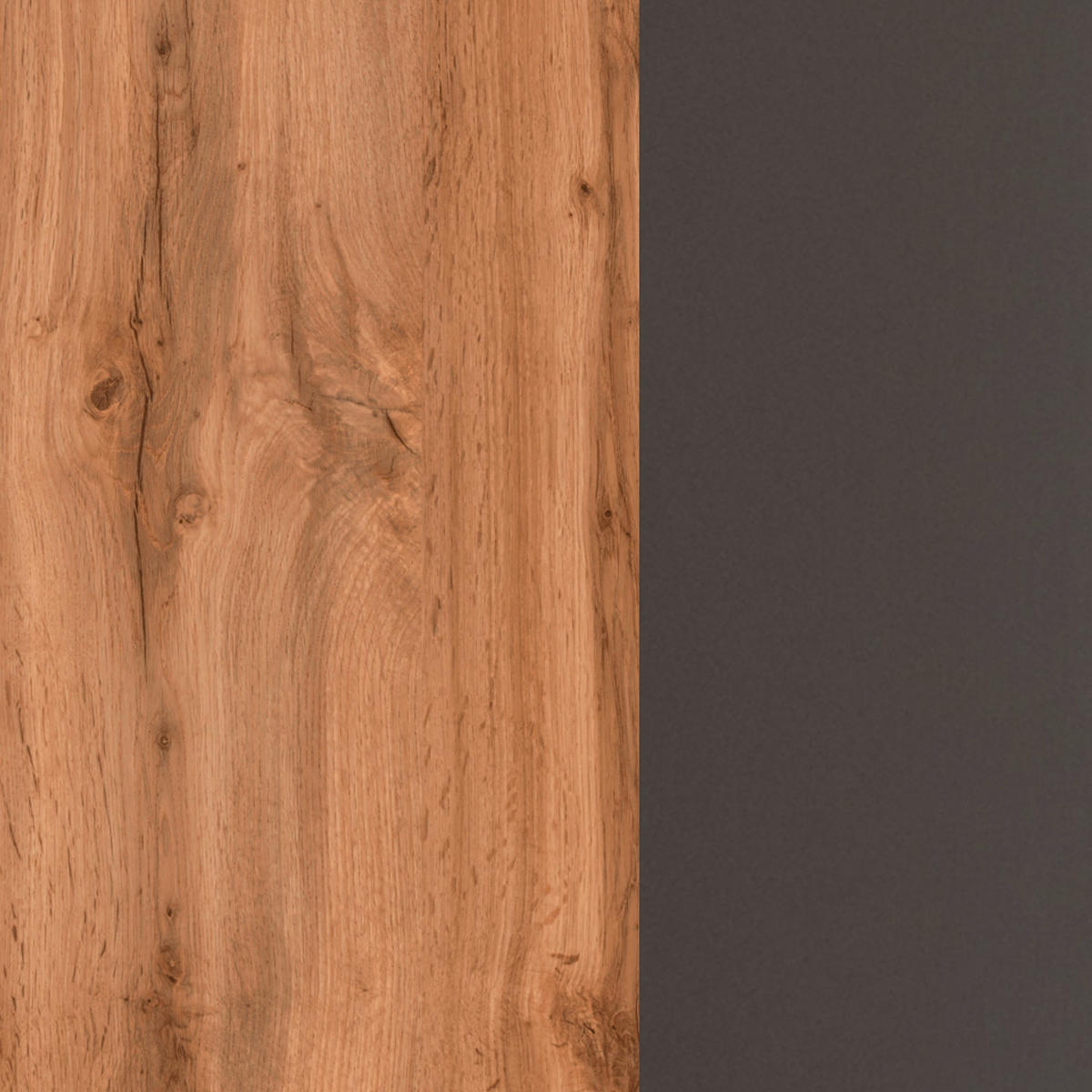 WASCHTISCHKOMBI 80 cm  - Eiche Wotan/Weiß, Design, Holzwerkstoff/Stein (80cm) - Held