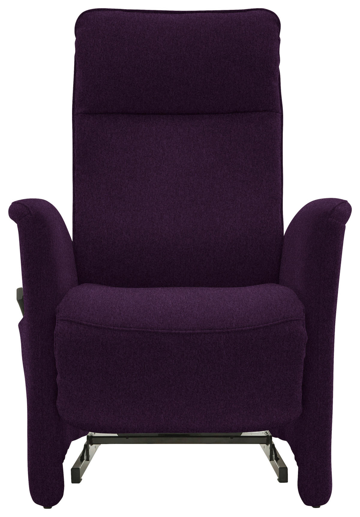 FERNSEHSESSEL in Chenille Violett  - Violett, Konventionell, Textil (79/114/87-176cm) - Valdera