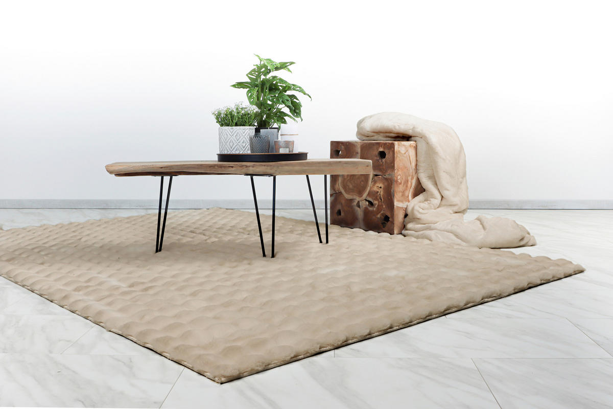 HOCHFLORTEPPICH 200/290 cm Beige  - Beige, KONVENTIONELL, Textil (200/290cm)