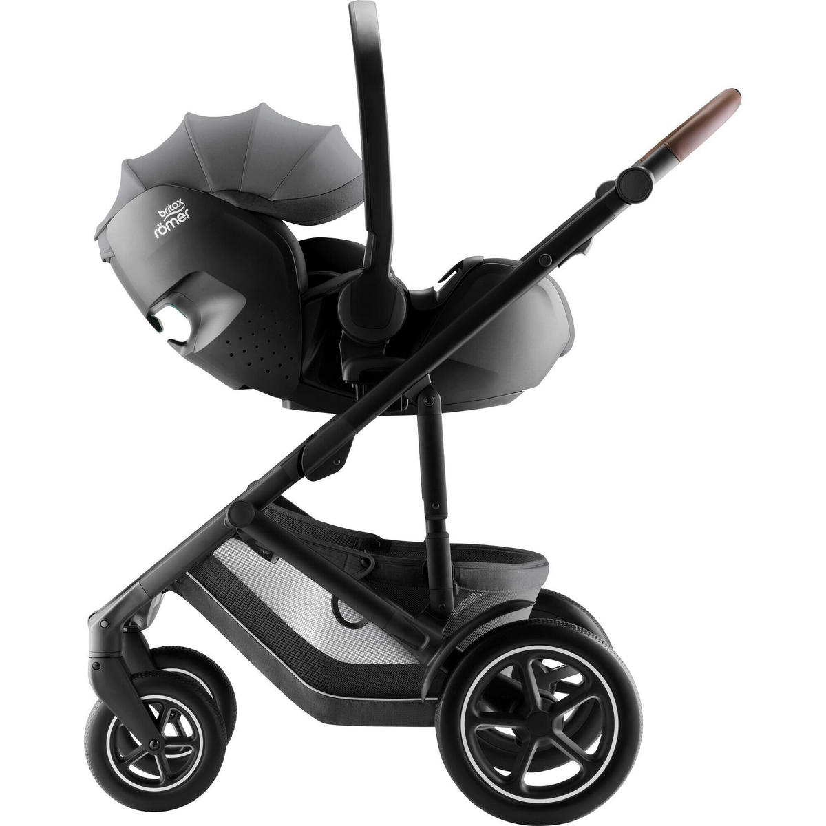 KINDERWAGEN  Smile 5Z  Mineral Grey  - Grau, Basics, Textil/Metall (57/112/97.7cm) - Britax Römer