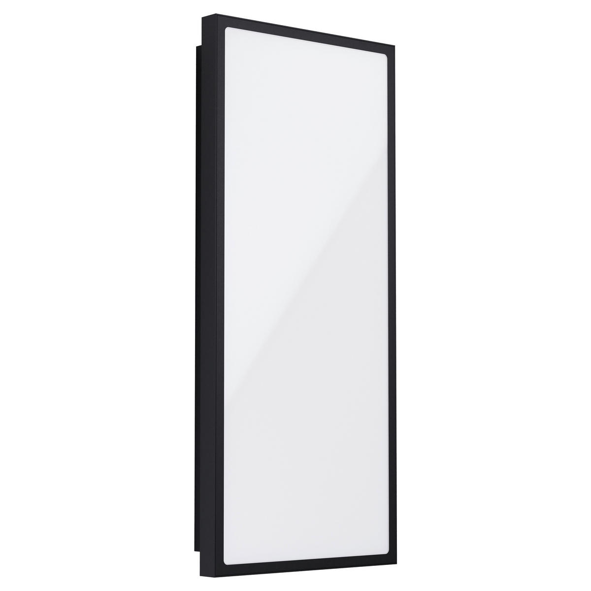 AUSSENWANDLEUCHTE - Weiss/Schwarz, Basics, Kunststoff/Metall (25/6,5/57cm) - Eglo