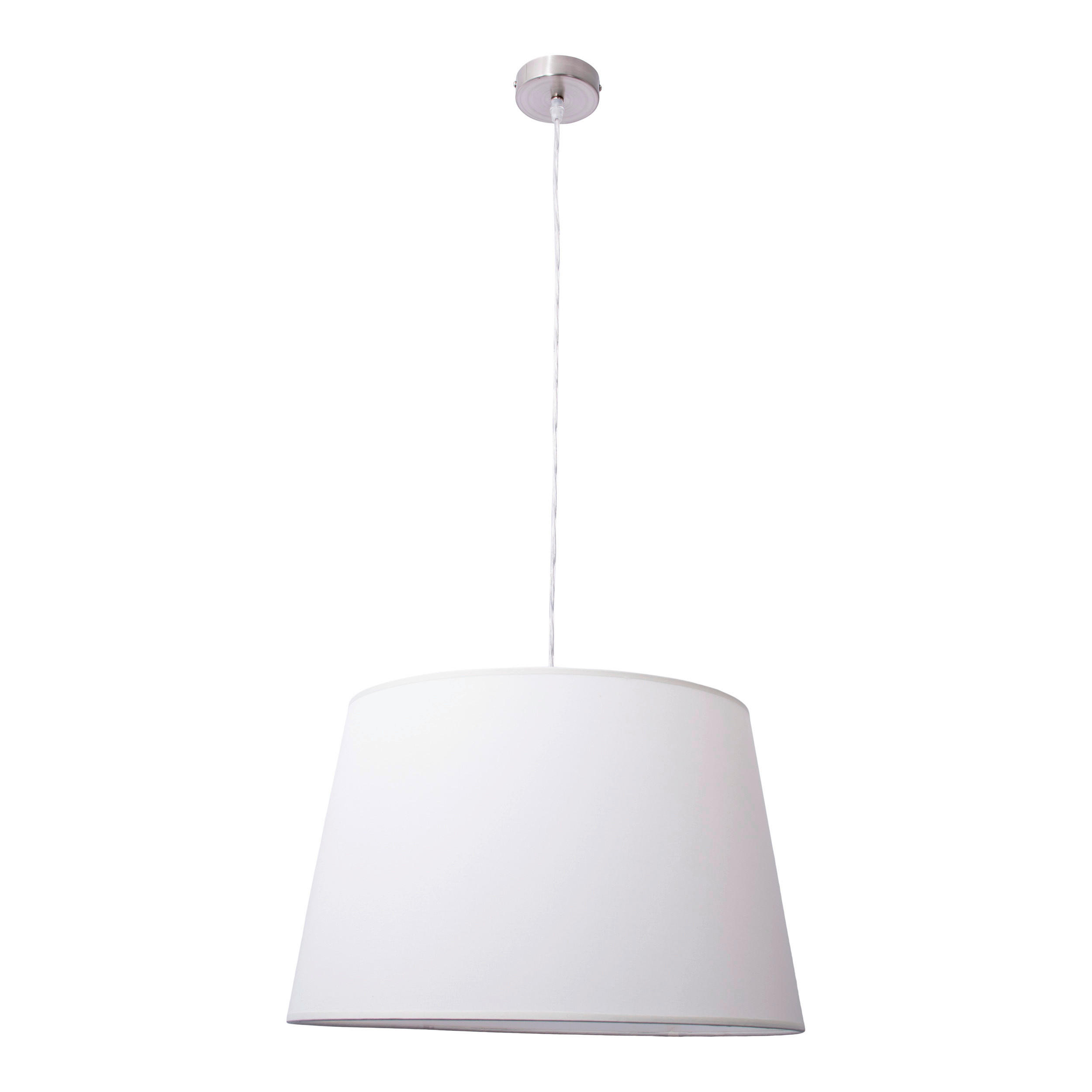 PENDELLEUCHTE Bologna 45/128 cm   - Beige, Basics, Kunststoff/Textil (45/128cm) - Näve