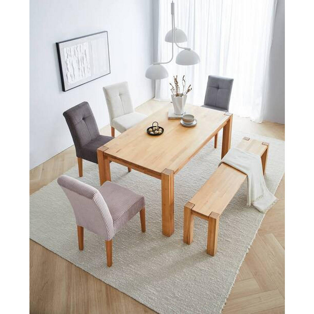 Thumbnail - home24 Stuhl, Braun, Buche, Holz, Textil, Buche, massiv, eckig, 47.5x91.5x63 cm, Stoffauswahl, Typenauswahl, Gestellausw...