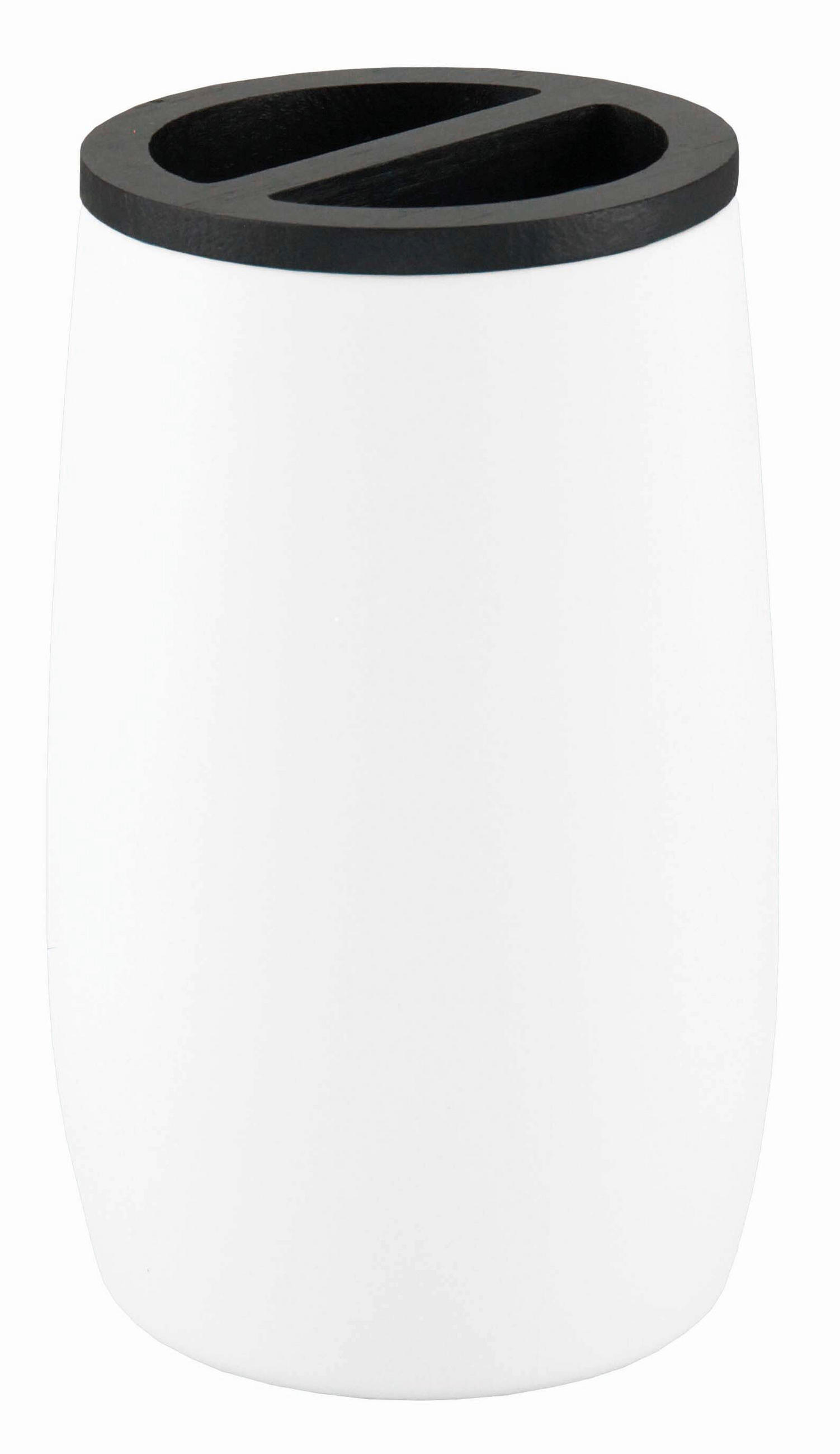 ZAHNBÜRSTENHALTER Kunststoff  - Weiss, Basics, Kunststoff (7,4/12,2cm) - Kleine Wolke