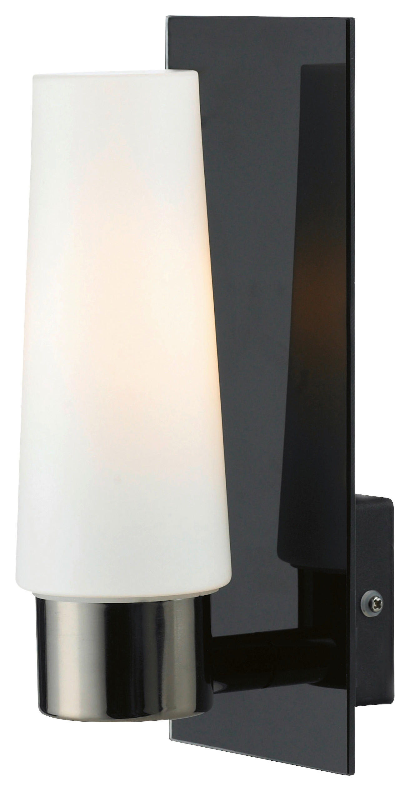 WANDLEUCHTE BRASTAD 23/11.5/9 cm   - Schwarz/Weiß, Basics (23/11.5/9cm) - Markslöjd